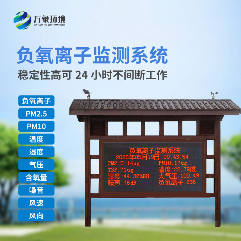 負(fù)氧離子環(huán)境監(jiān)測系統(tǒng)：美觀設(shè)計，精準(zhǔn)監(jiān)測數(shù)據(jù)