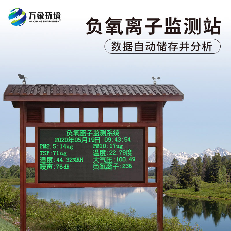 景區(qū)負氧離子在線監(jiān)測系統(tǒng)有什么作用？