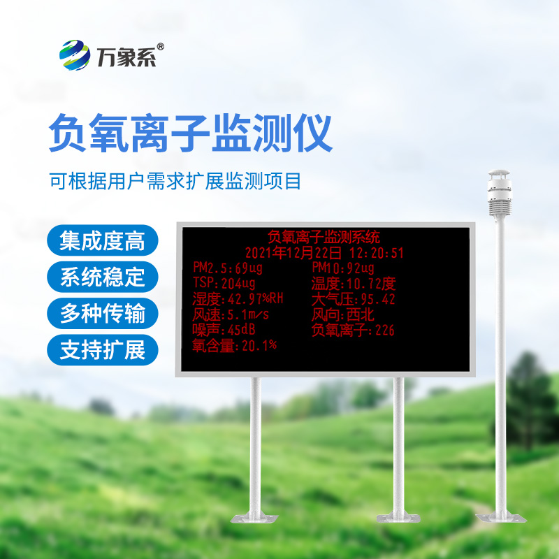 呼吸間的秘密：空氣負(fù)氧離子監(jiān)測(cè)站