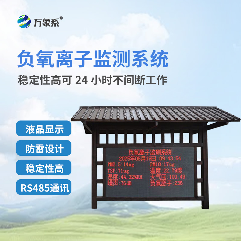 國產(chǎn)大氣負氧離子檢測站：傳統(tǒng)美學(xué)如何擁抱環(huán)境科技？